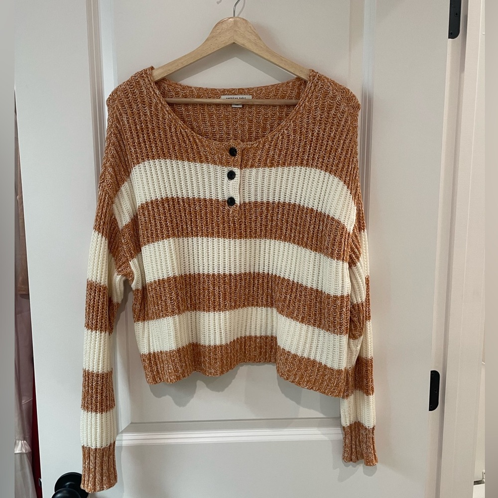 American Eagle striped sweater